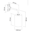 Kefe gereblye juhoknak és kecskéknek Melasty mini - 470x300 mm, statikus